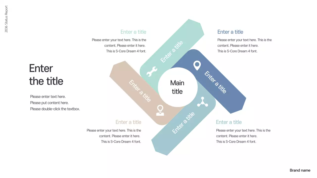 Black Modern Business Report Presentation