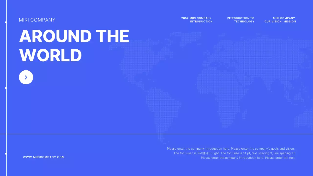 Basic line concept in blue and white Company profile