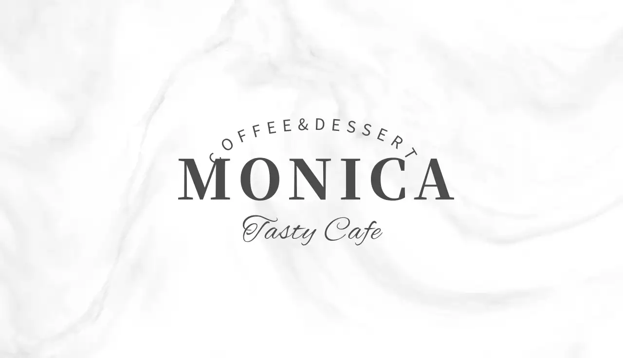 White Minimal Cafe Business Card