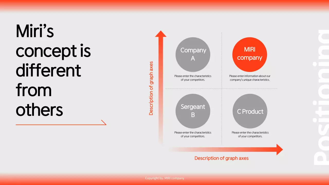 레드 프로페셔널 비즈니스 프레젠테이션