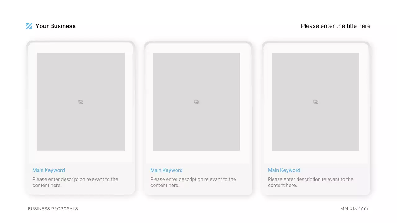 Blue Professional Business Plan Presentation