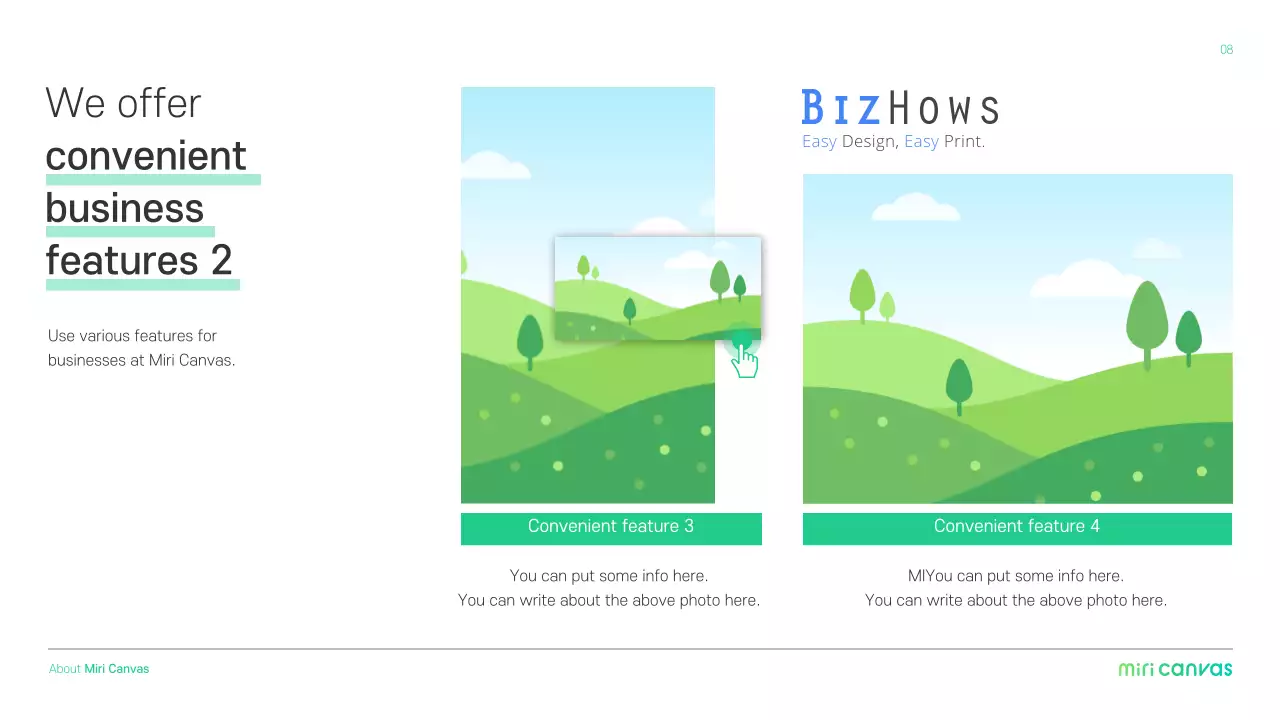 Mint Modern Design Promotion Presentation