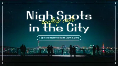 Blue Modern Nightlife Guide YouTube Thumbnail