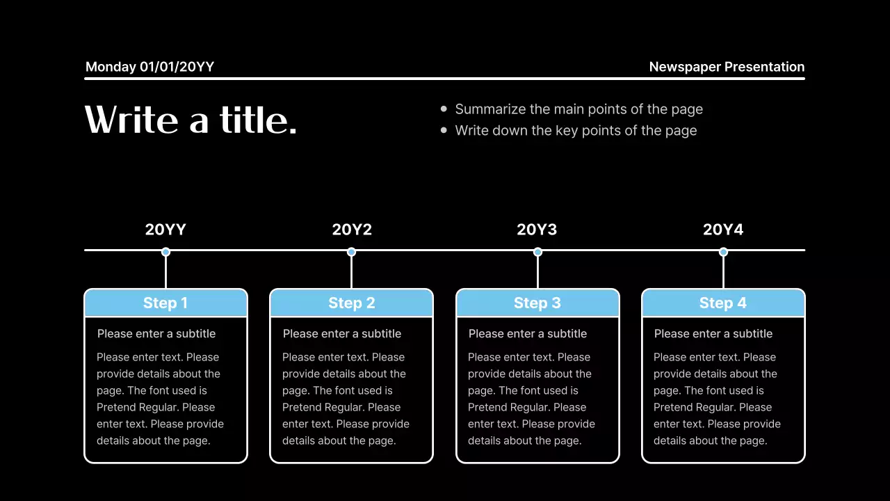 Black Modern Guide Presentation