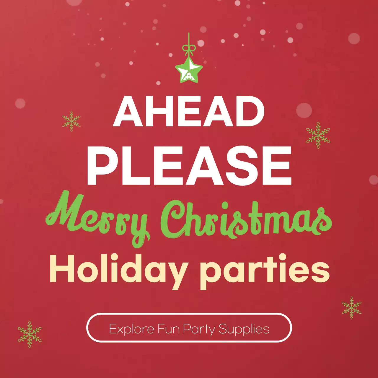 Red Festive Holiday Promotion Social Media Post