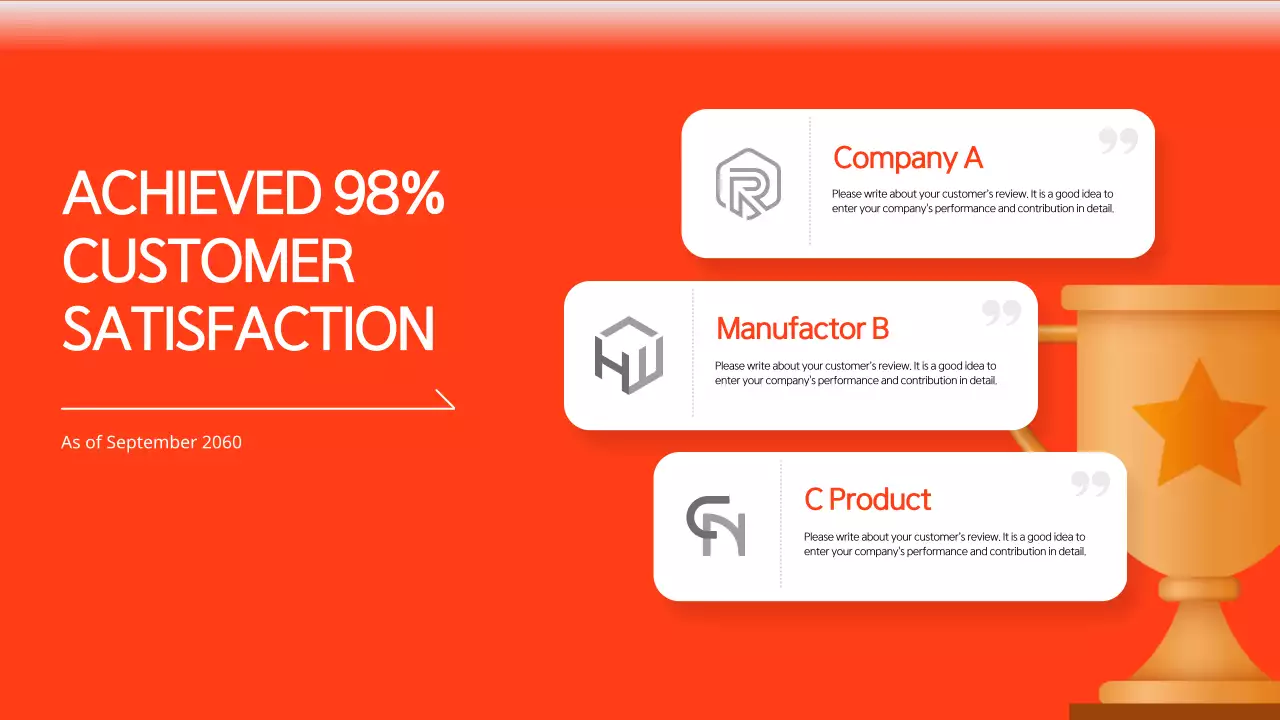 레드 프로페셔널 비즈니스 프레젠테이션