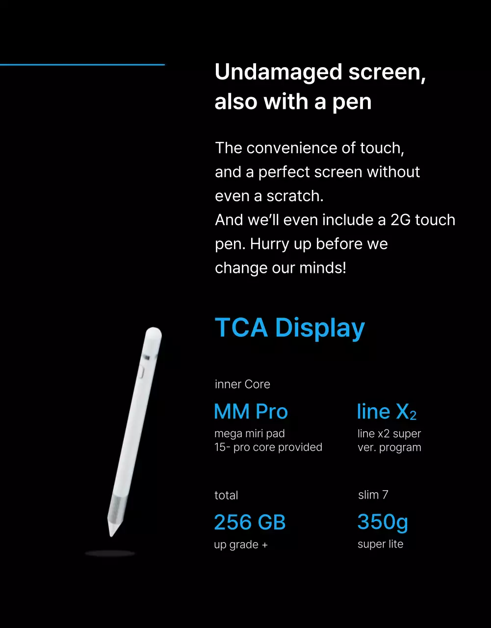 Black Blue Point Simple and classy classifieds page (detail page)