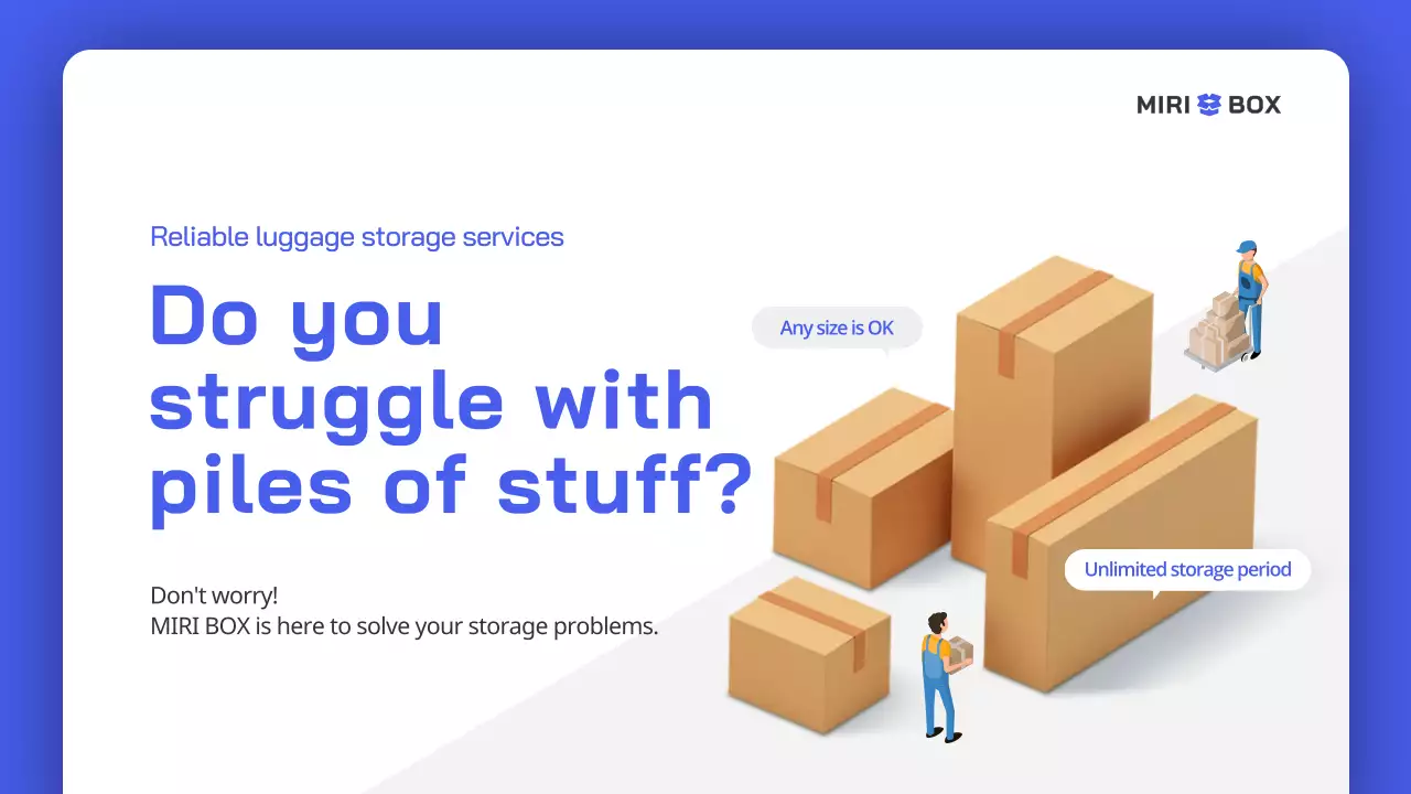 Blue Modern Storage Promotion Presentation