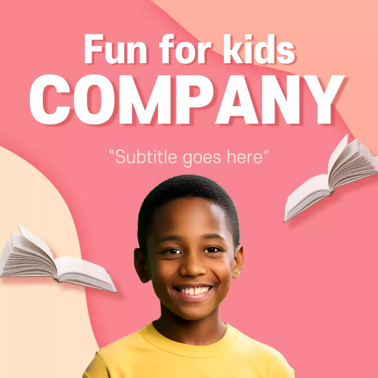 Pink Trendy Kids Promotion Instagram Post