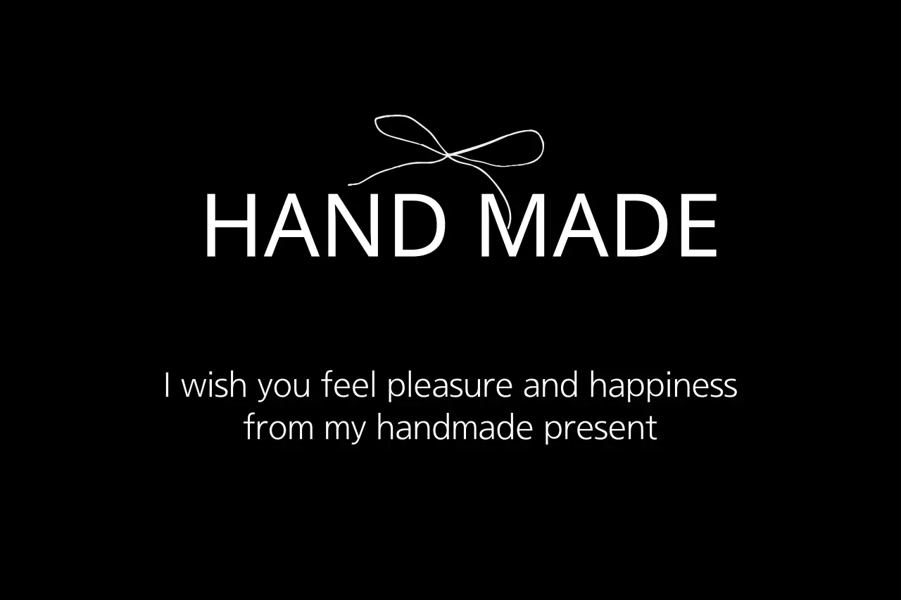 Black Minimal Handmade Invitation Banner