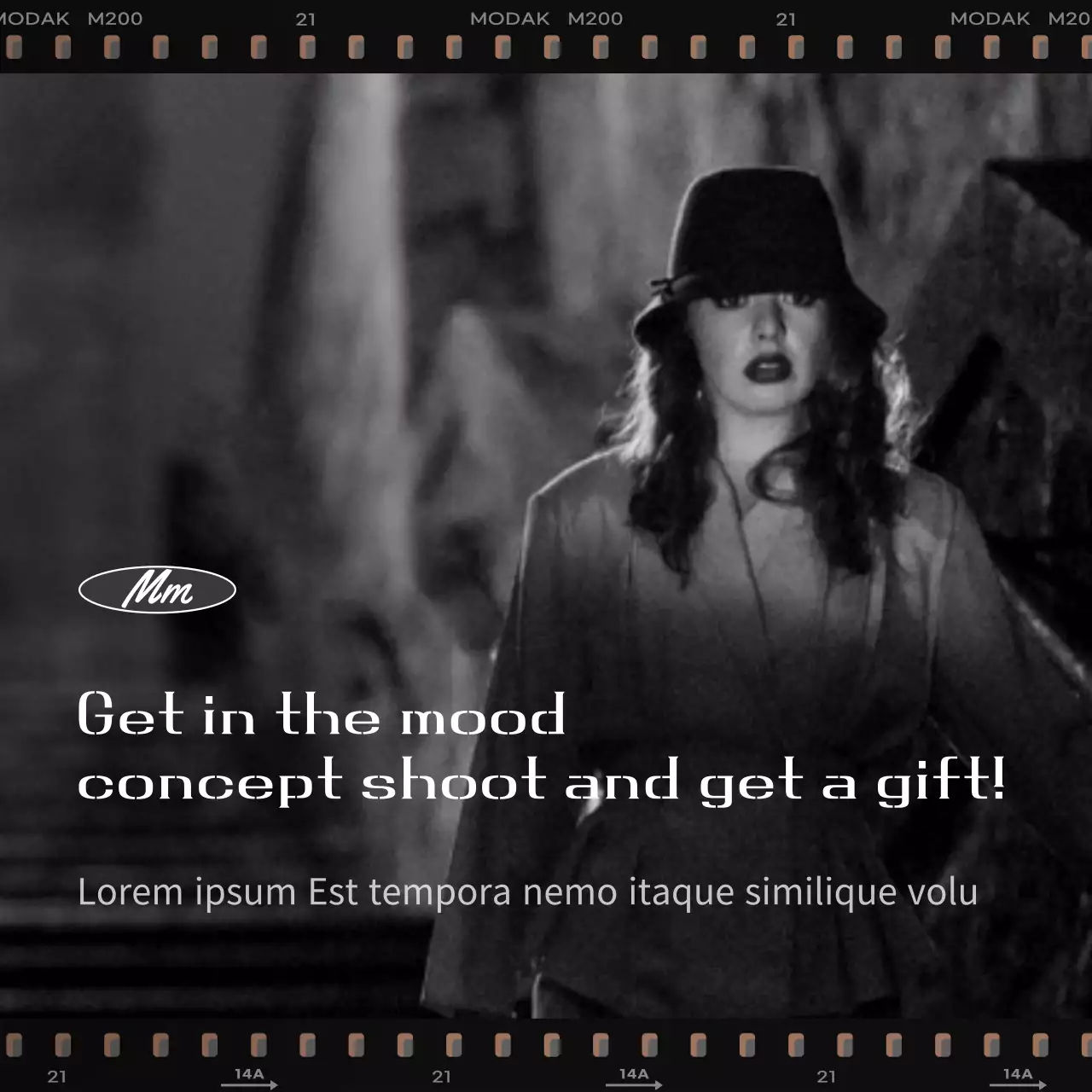 Black Vintage Photoshoot Promotion Banner