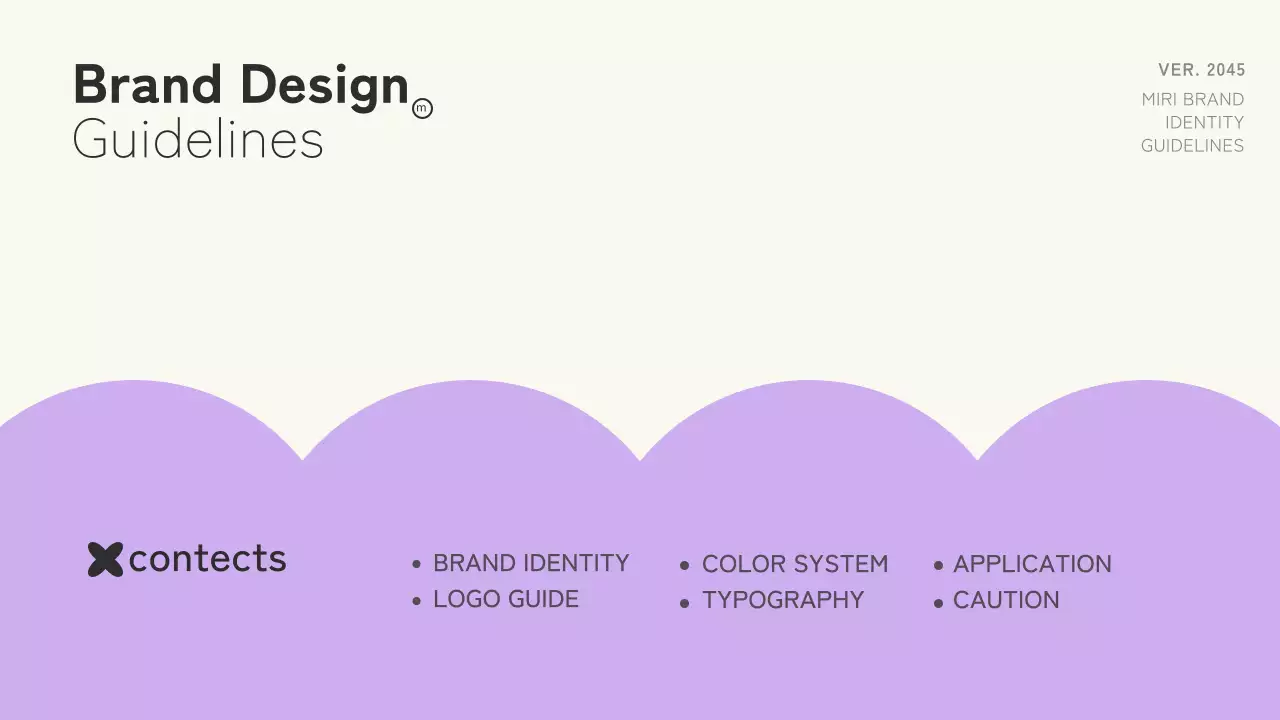Branding your logo with trendy shapes accented with black and violet colorsRules of thumb