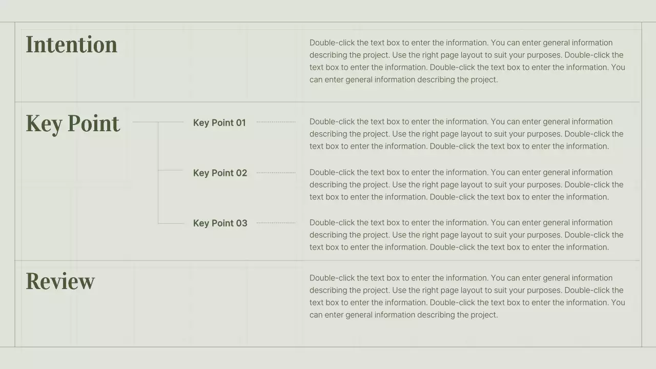 Danh mục nhà tiếp thị nội dung với khái niệm lưới đơn giản màu xanh lá cây