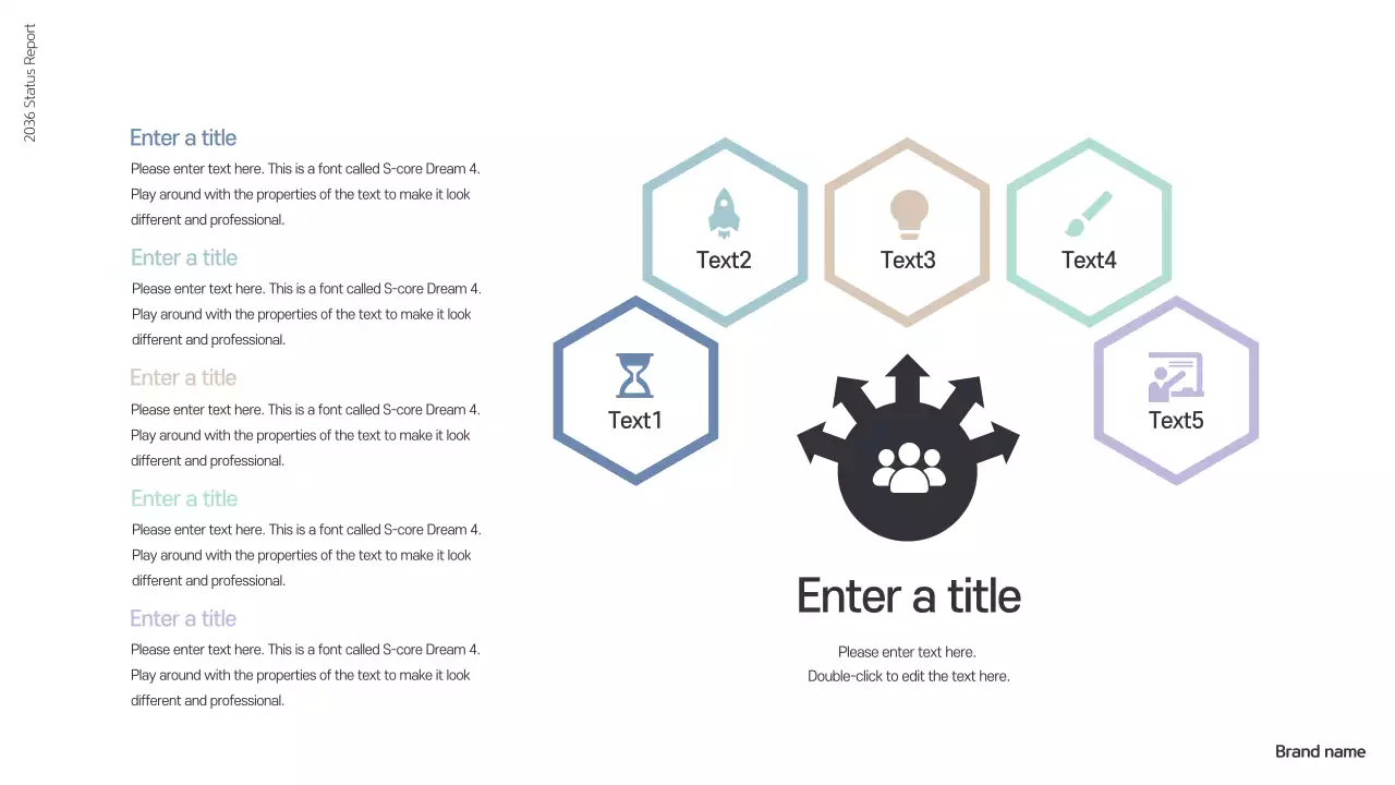 Black Modern Business Report Presentation