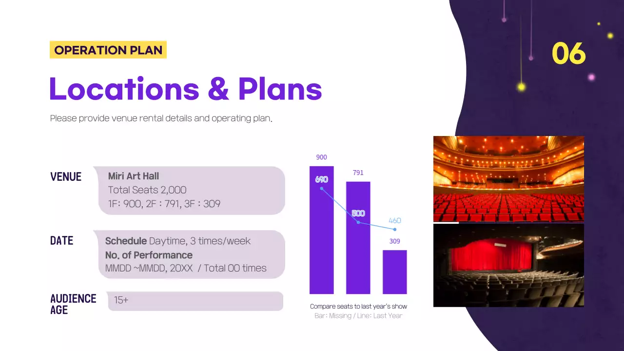 Purple Creative Musical Proposal Pitch Presentation