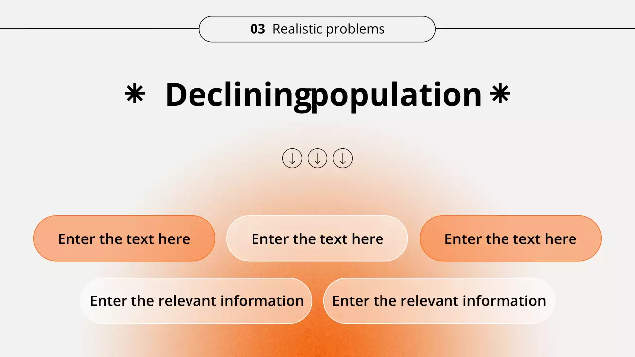 Orange Modern Demographic Seminar Presentation