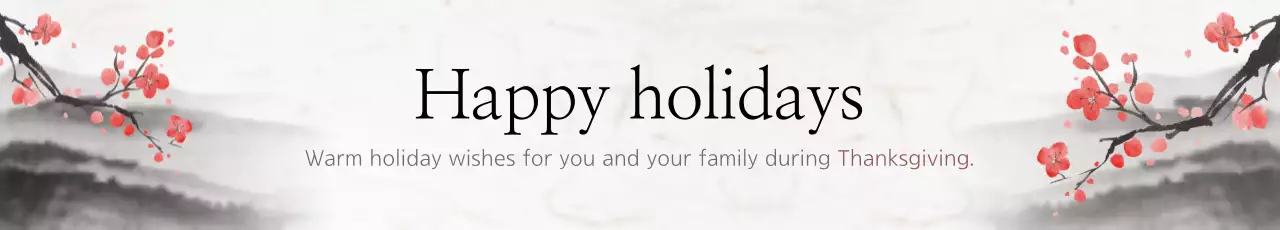 Banner de cartão de felicitações tradicionais de feriado vermelho