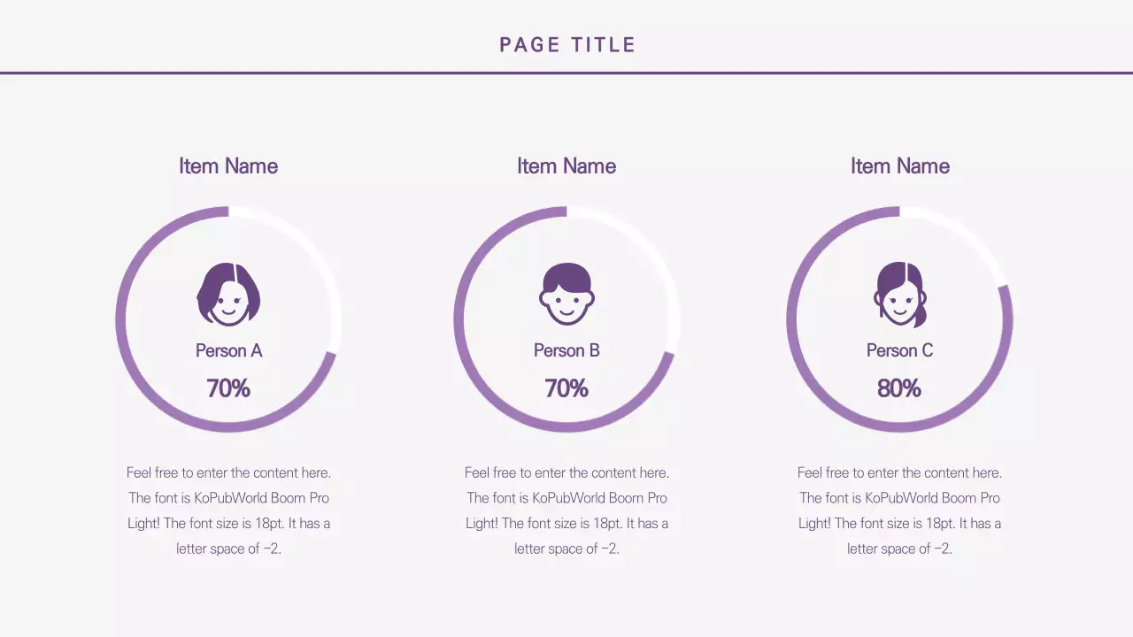 Purple Modern Progress Report Infographic