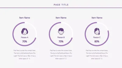 Purple Modern Progress Report Infographic