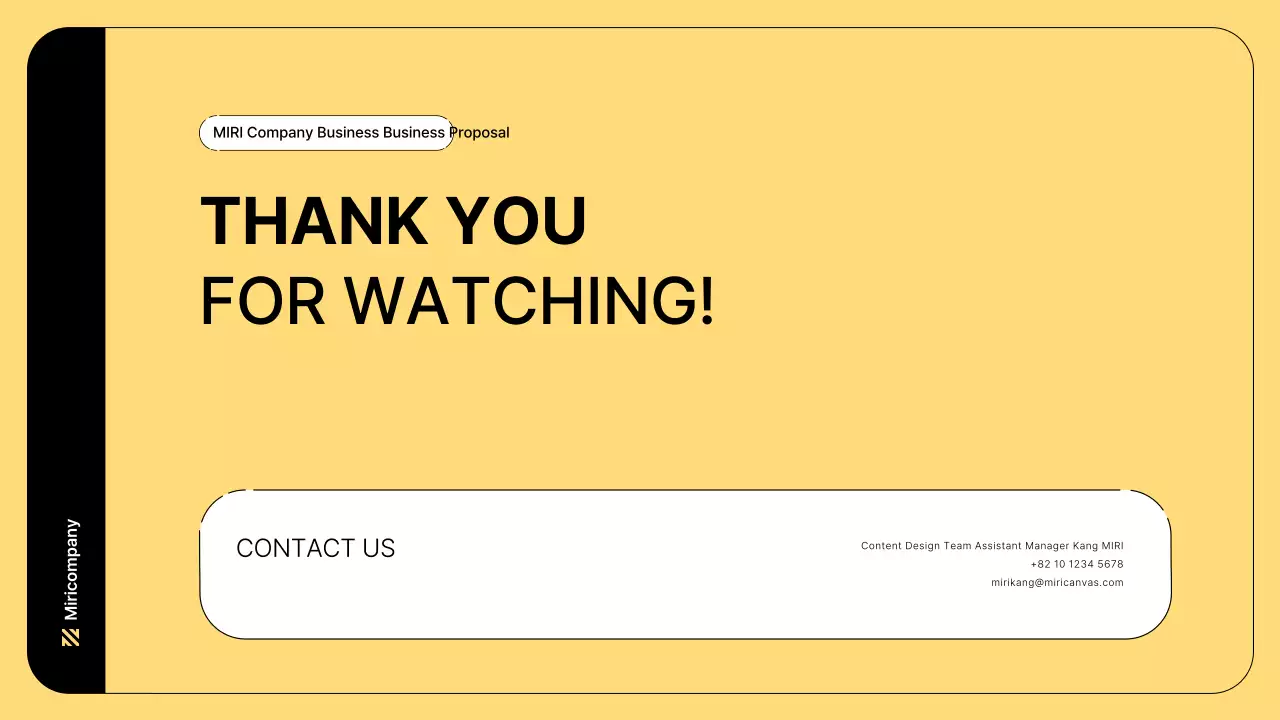 Yellow Modern Business Plan Presentation