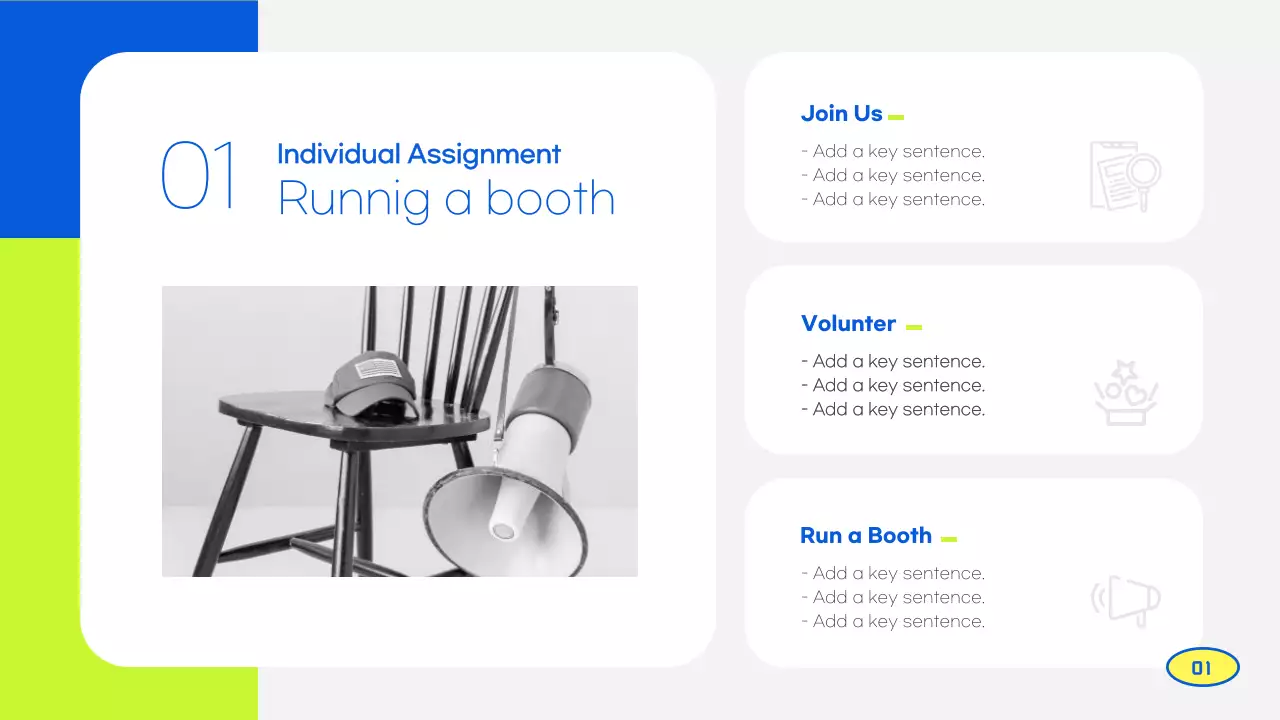 Green Modern Volunteer Report Presentation