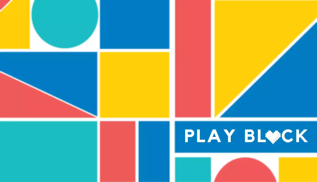 Colorful Retro Kids Promotion Business Card