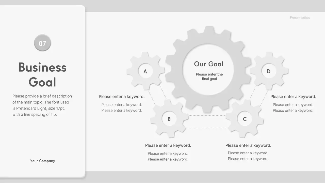 Grey Minimal Business Plan Presentation