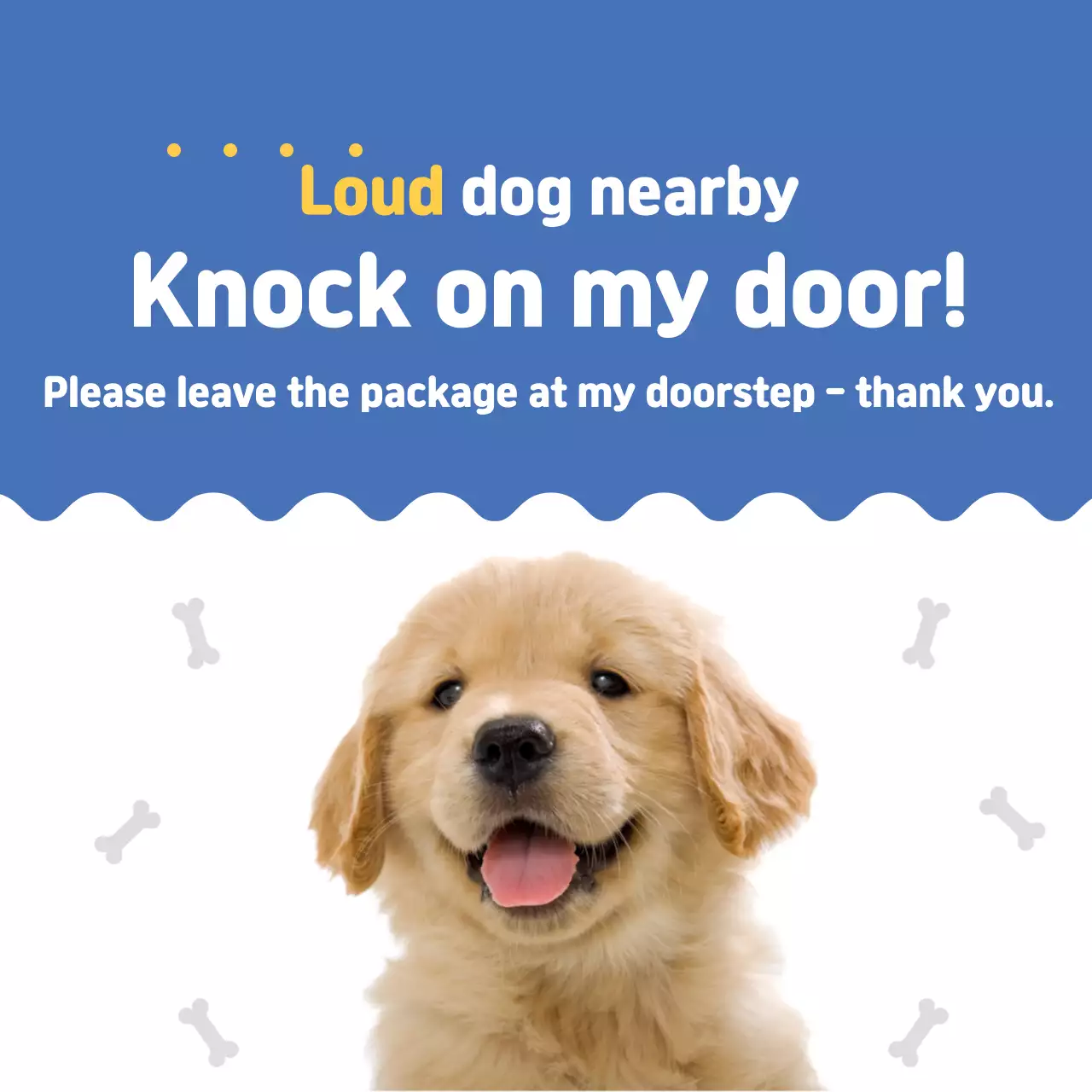 Blue cute puppy dog for home