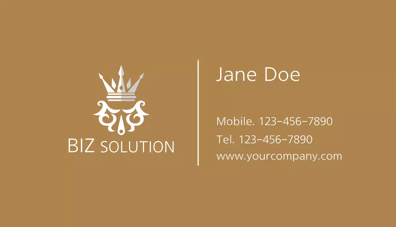 Corporate business cards