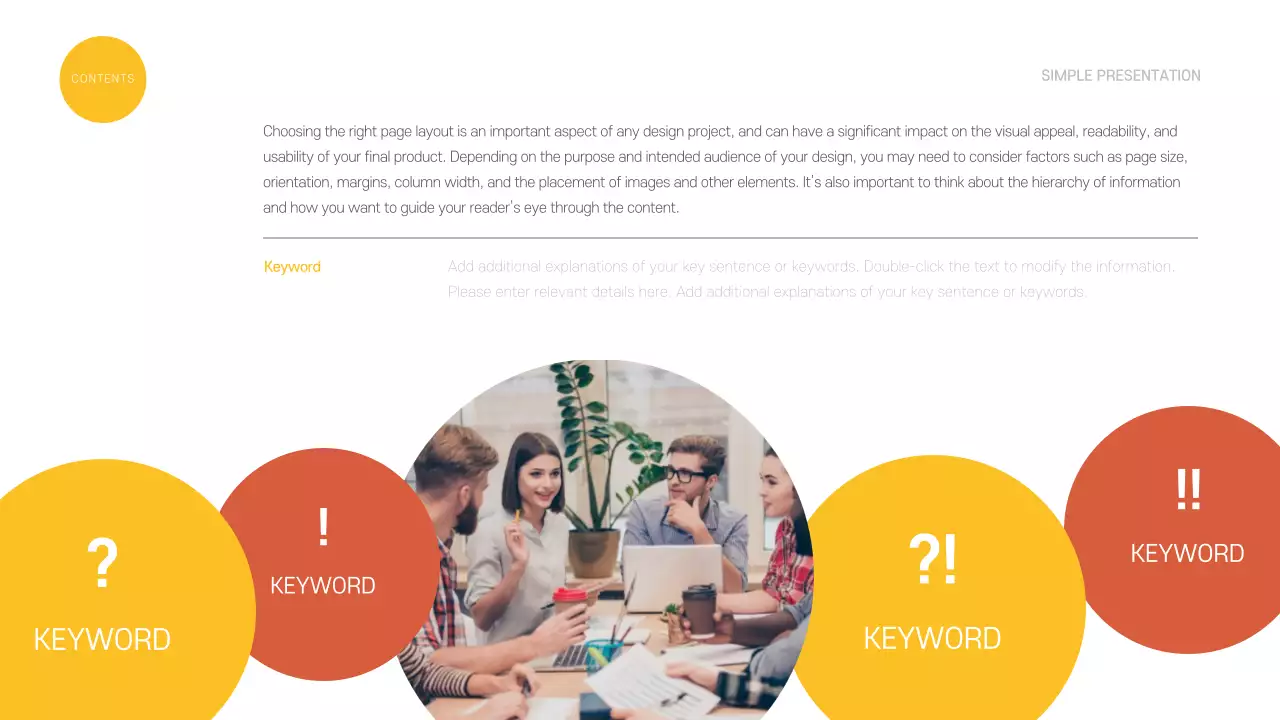 Simple presentations