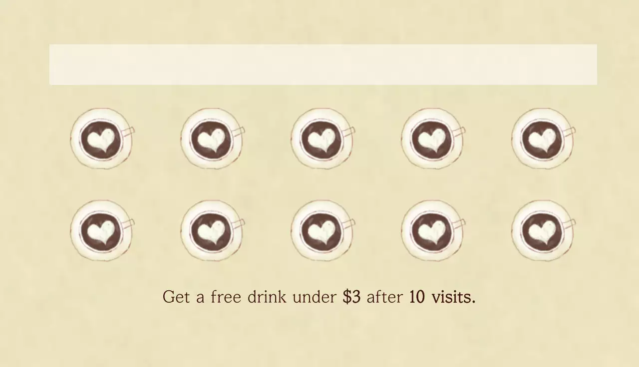 Beige Vintage Coffee Promotion Business Card