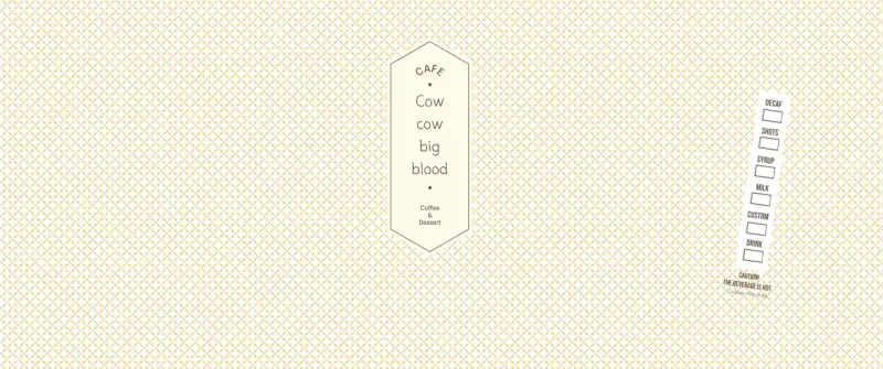 Ý tưởng hoa văn đơn giản với màu vàng nhạt và nâu dành cho quán cà phê