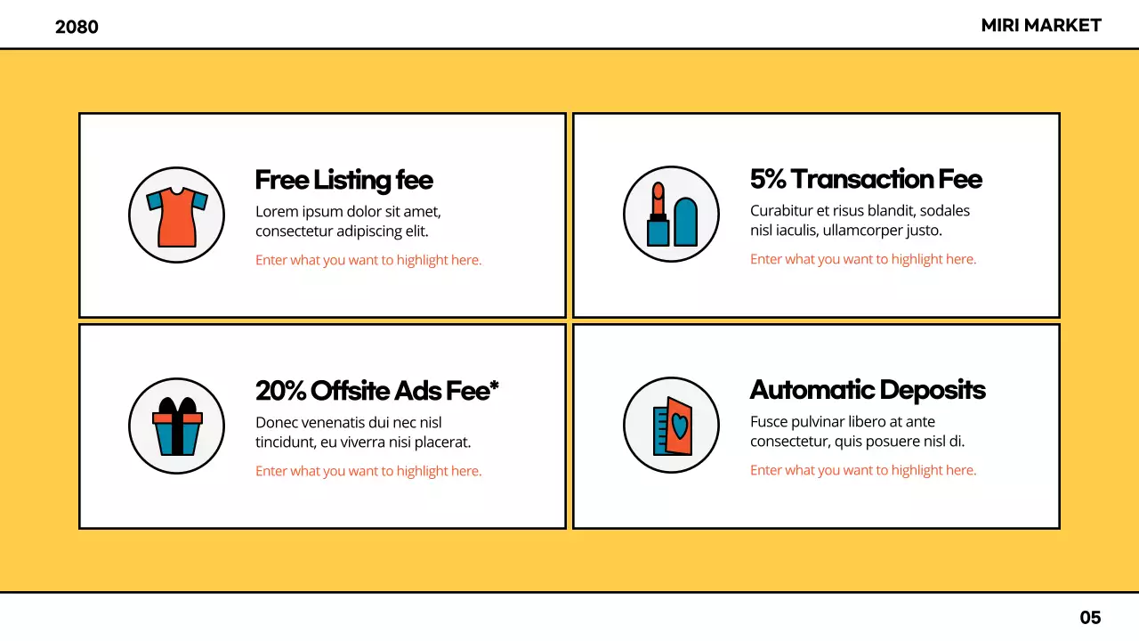 A guide to getting into the market with colorful shapes