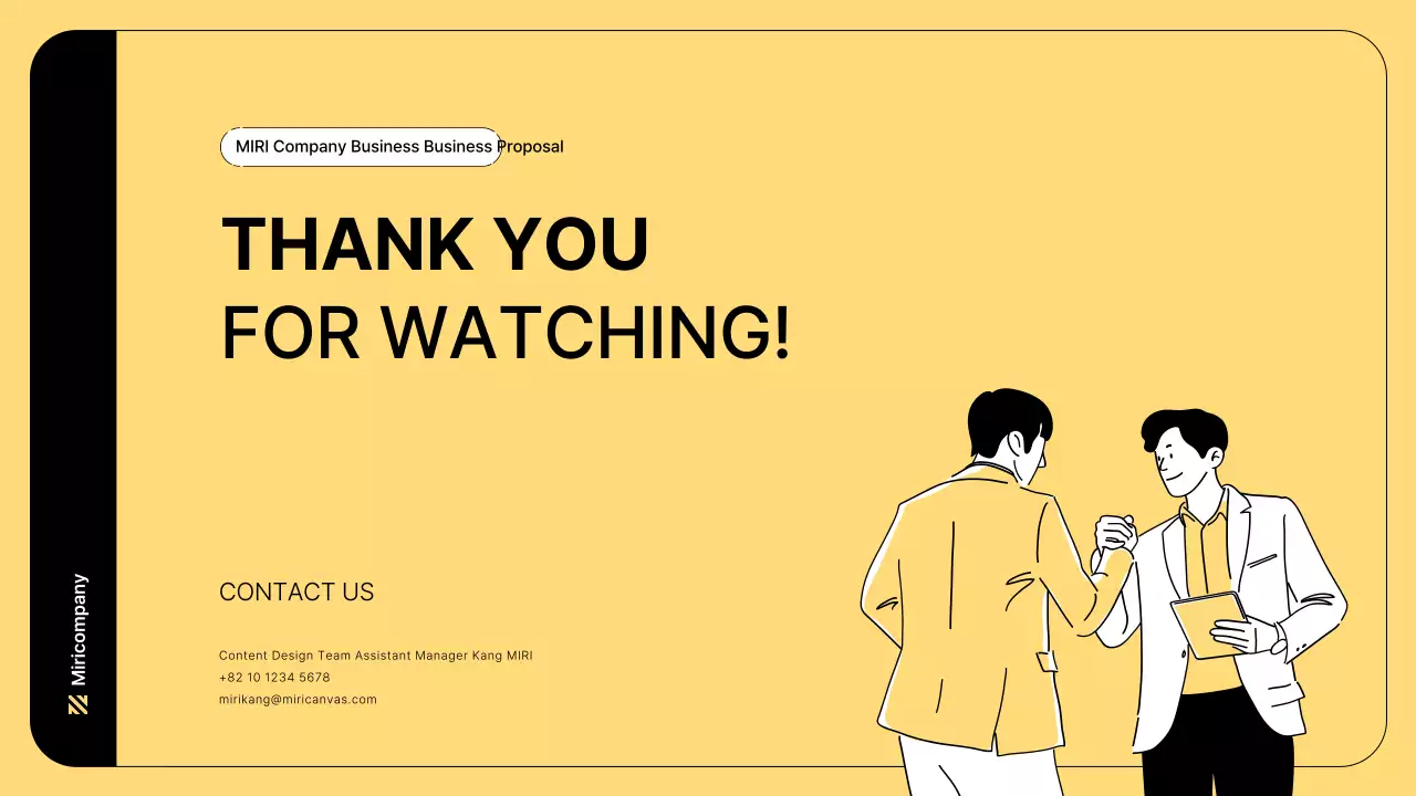 Yellow Modern Business Plan Presentation