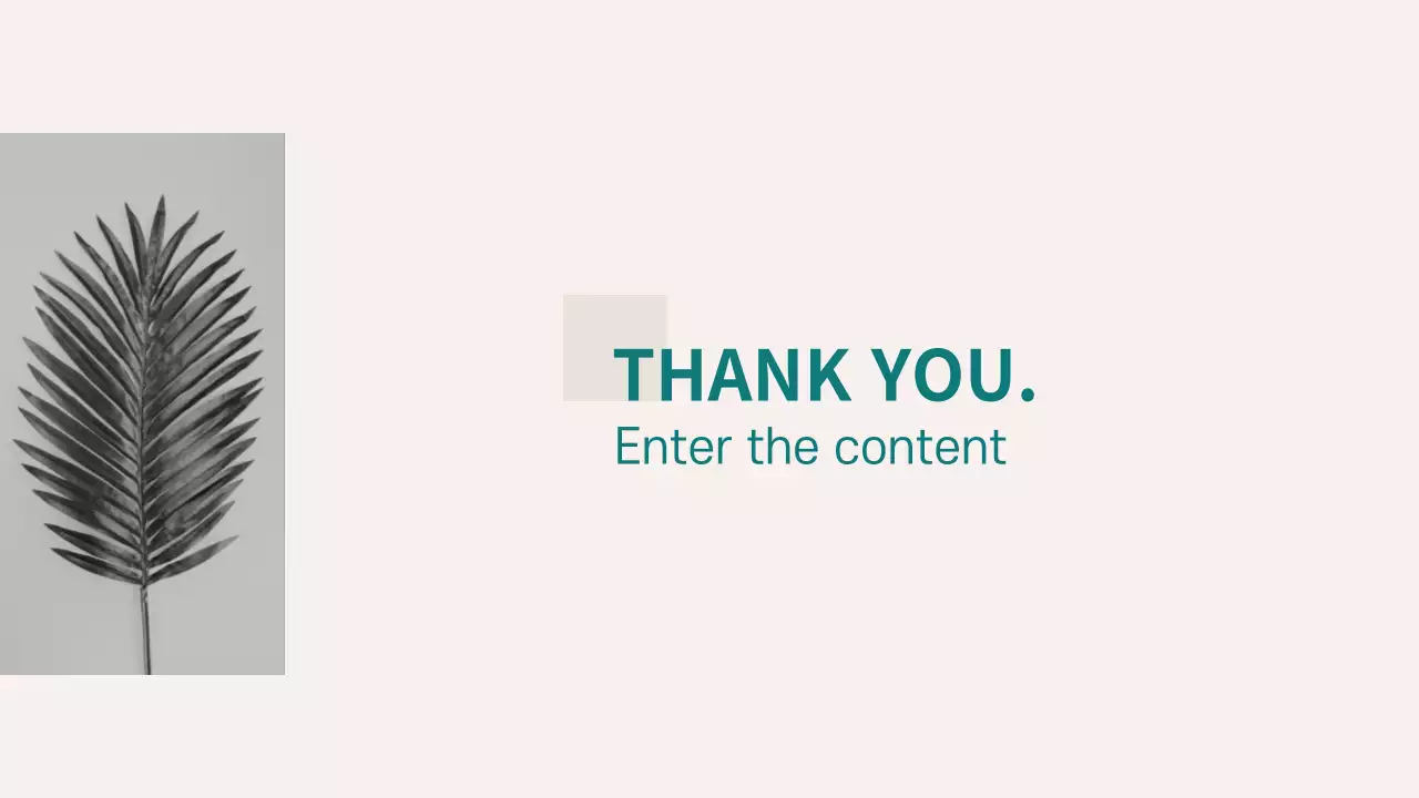 Teal Clean Business Presentation