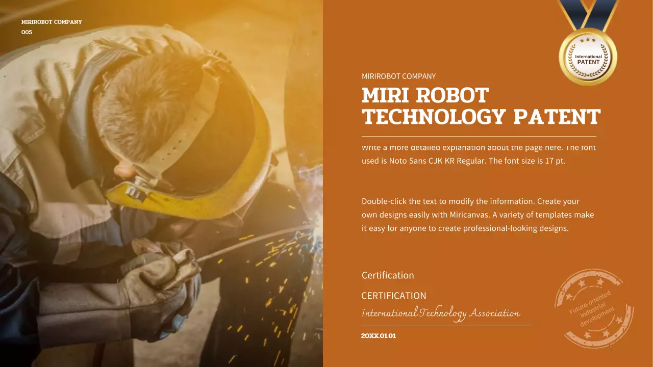 bài thuyết trình về robot màu nâu và trắng