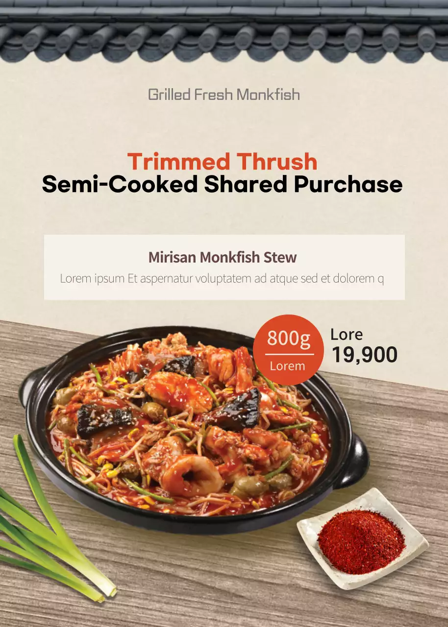 Poster Promosi Sup Tradisional Jeruk