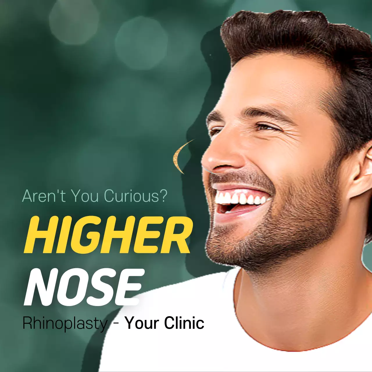 Yellow Modern Surgery Promotion Instagram Post