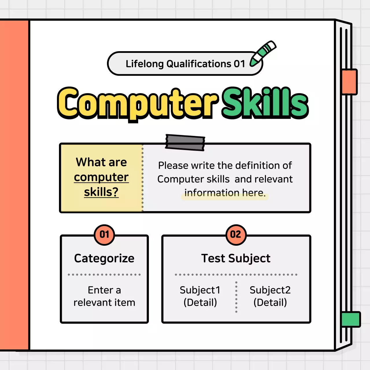 Green Simple Education Guide Instagram Carousel