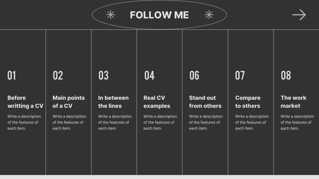 회색 모노톤의 레트로 컨셉의 심플한 채용 전략 발표자료