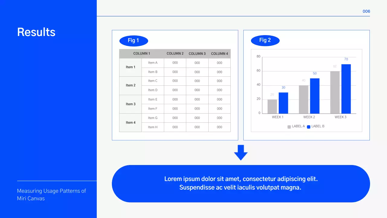 A clean college thesis theme in blue and gray