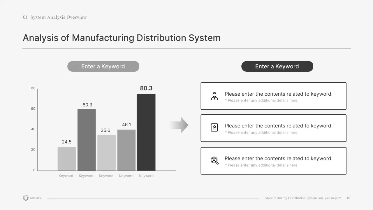 Grey Professional Manufacturing Report Presentation