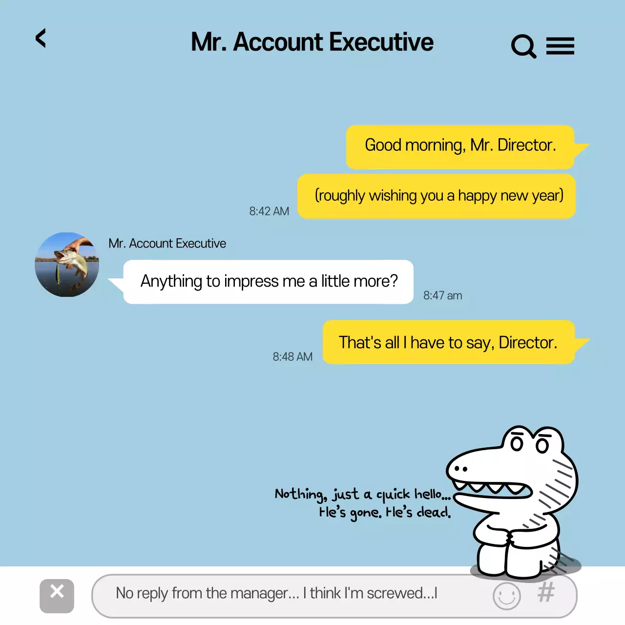 Yellow Comic New Year Greetings Instagram Carousel