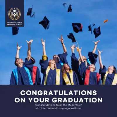 Navy Formal Simple Graduation Celebration Language School