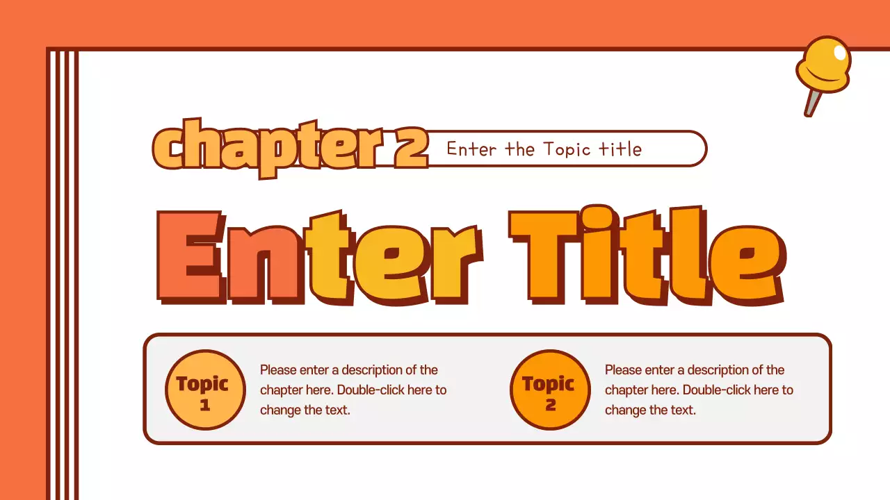 Orange Retro School Guide Presentation