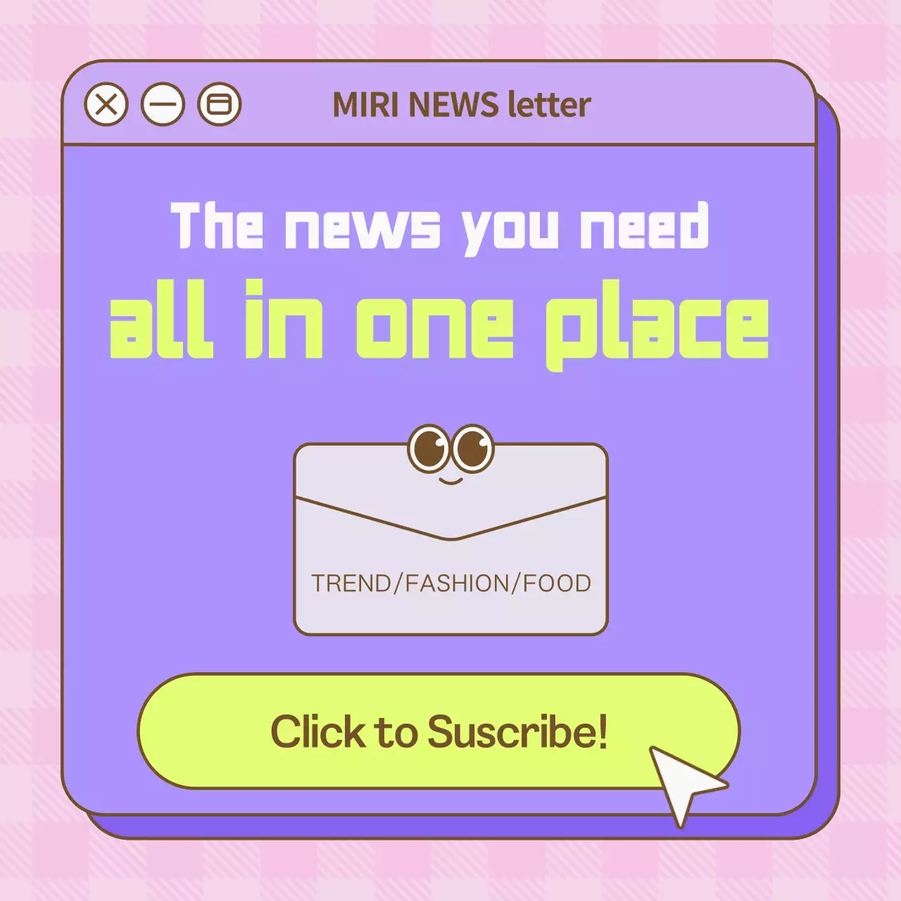 Cute policy guide with purple internet search bar concept