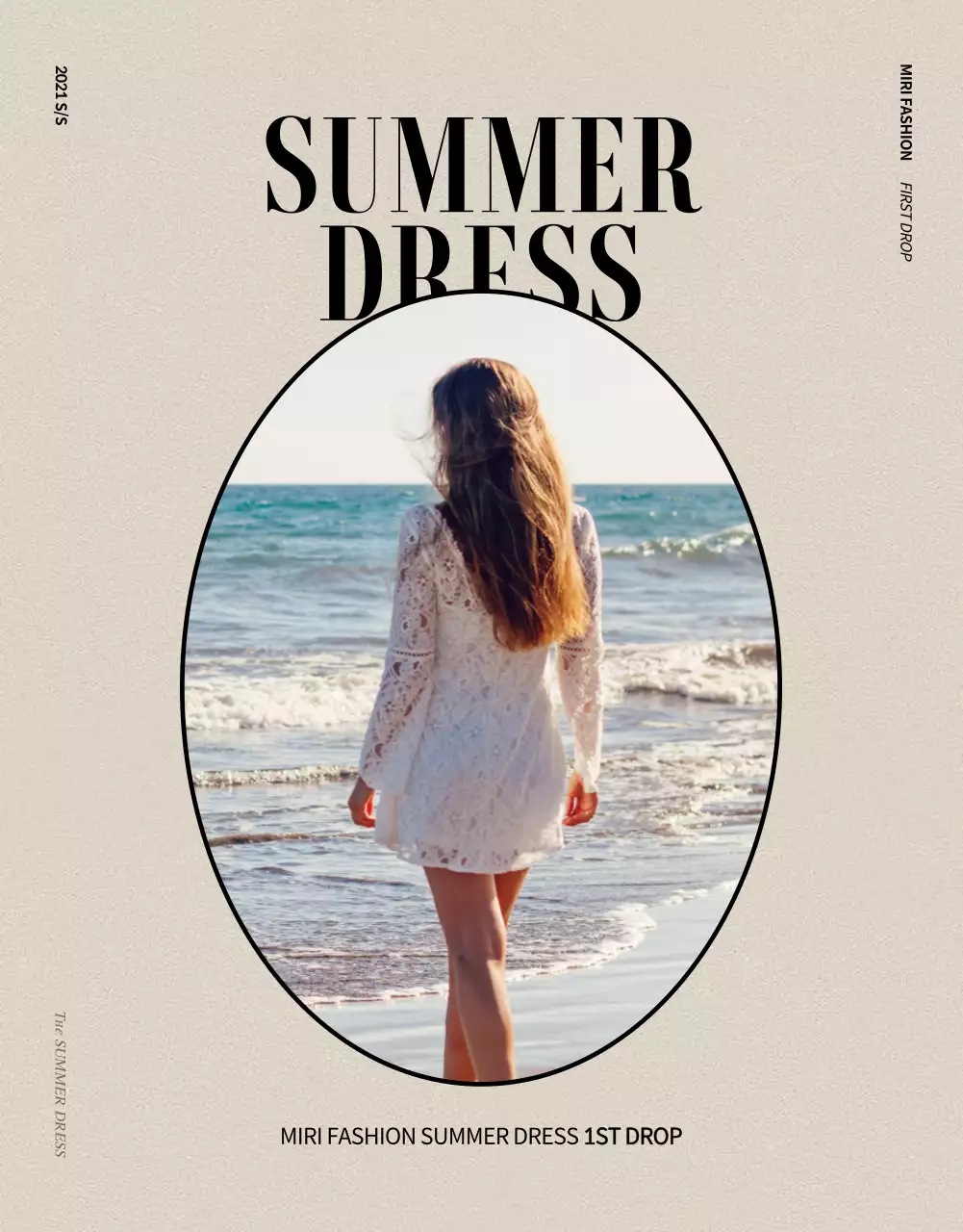 A Summer Dress with a Sentimental Design Detail