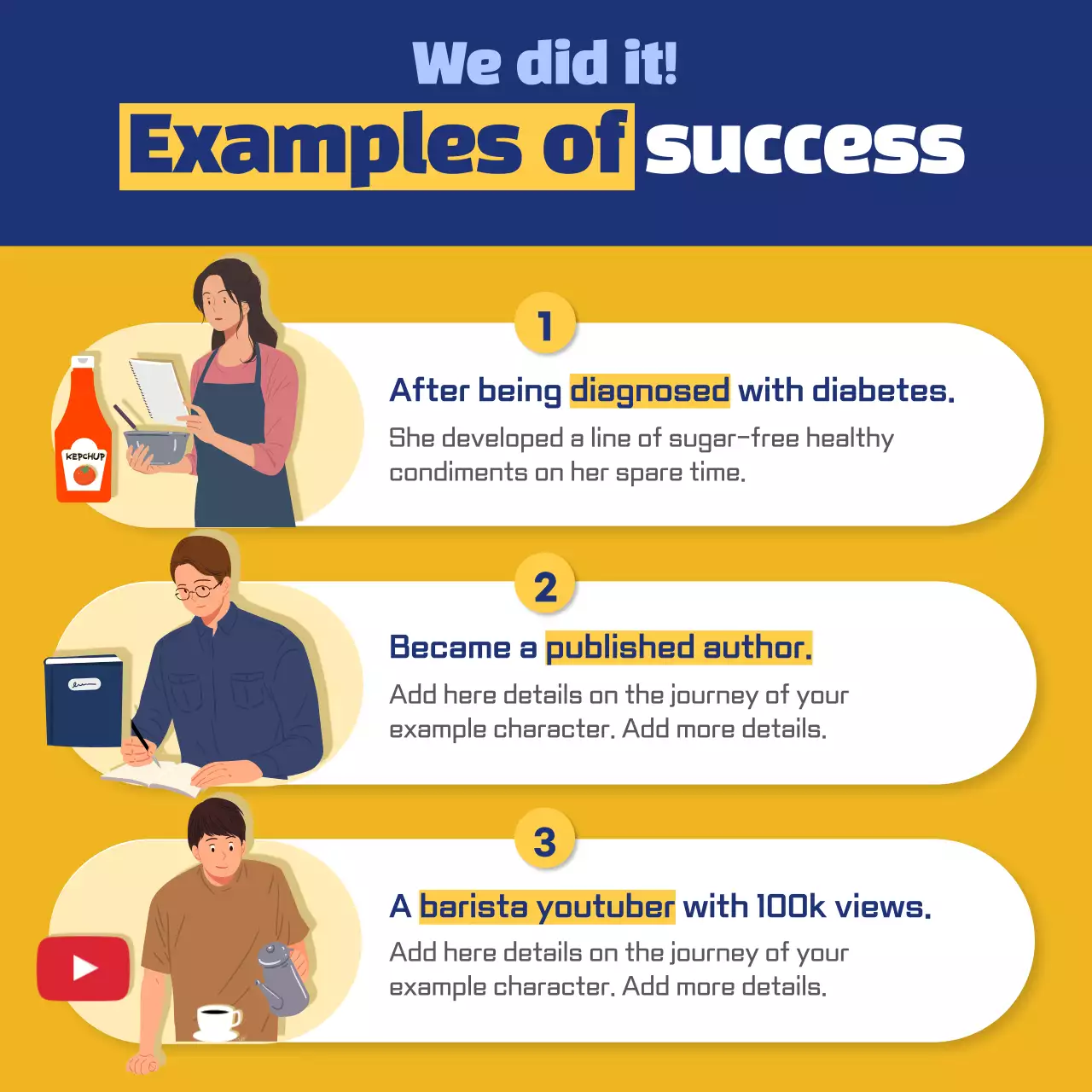 Blue Modern Side Project Promotion Instagram Carousel