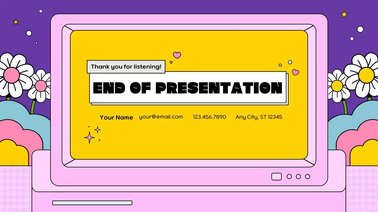 Pink Retro Business Presentation