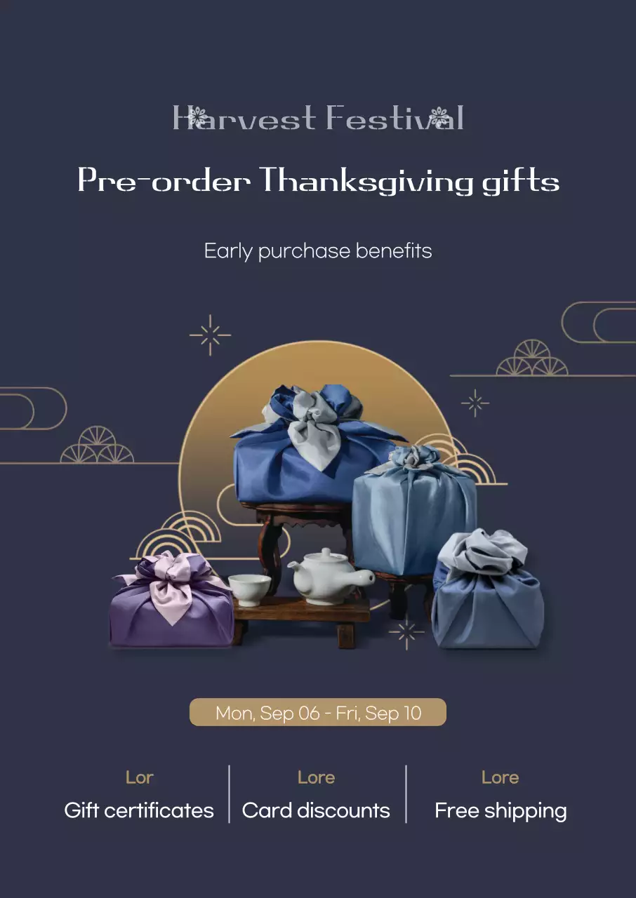 Poster quà tặng Chuseok hải quân